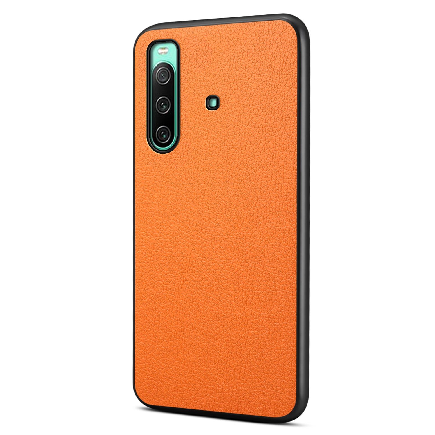 For Sony Xperia 10 IV 5G Case Calf Texture Drop-proof Leather Coated PC+TPU Cover For Sony Xperia 10 IV 5G Case Calf Texture Drop-proof Leather Coated PC+TPU Cover